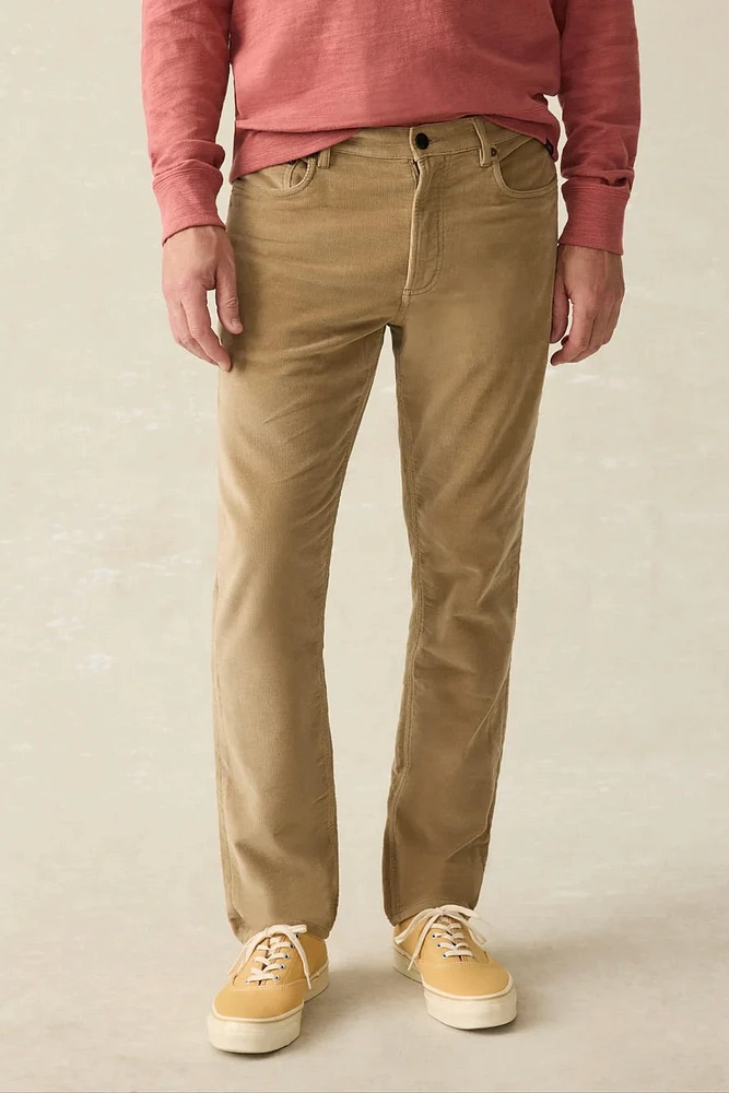 STRETCH TERRY CORDUROY 5POCKET PANT