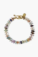 SEMI PRECIOUS STONE BRACELET (BG-6346LQ)- MULTI