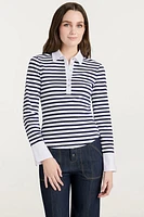 STRIPED JADEN TOP