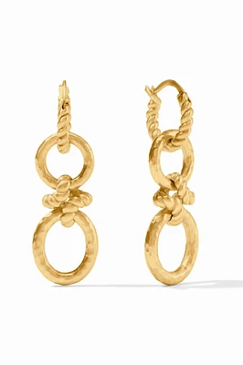 NASSAU 2 IN ONE EARRING- GLD