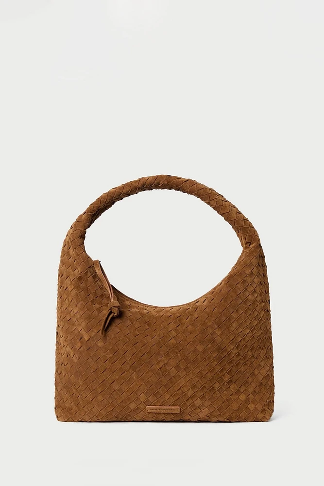 WILLOW WOVEN HOBO CACAO