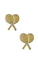 DOUBLE TENNIS RACKET STUDS- GOLD