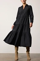 LONG SLV HAVANA DRESS