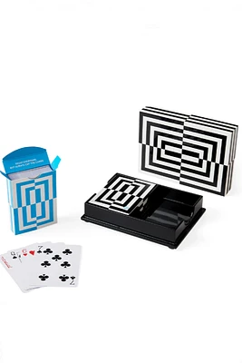 EDEN LACQUER CARD SET-BLACK/WHITE