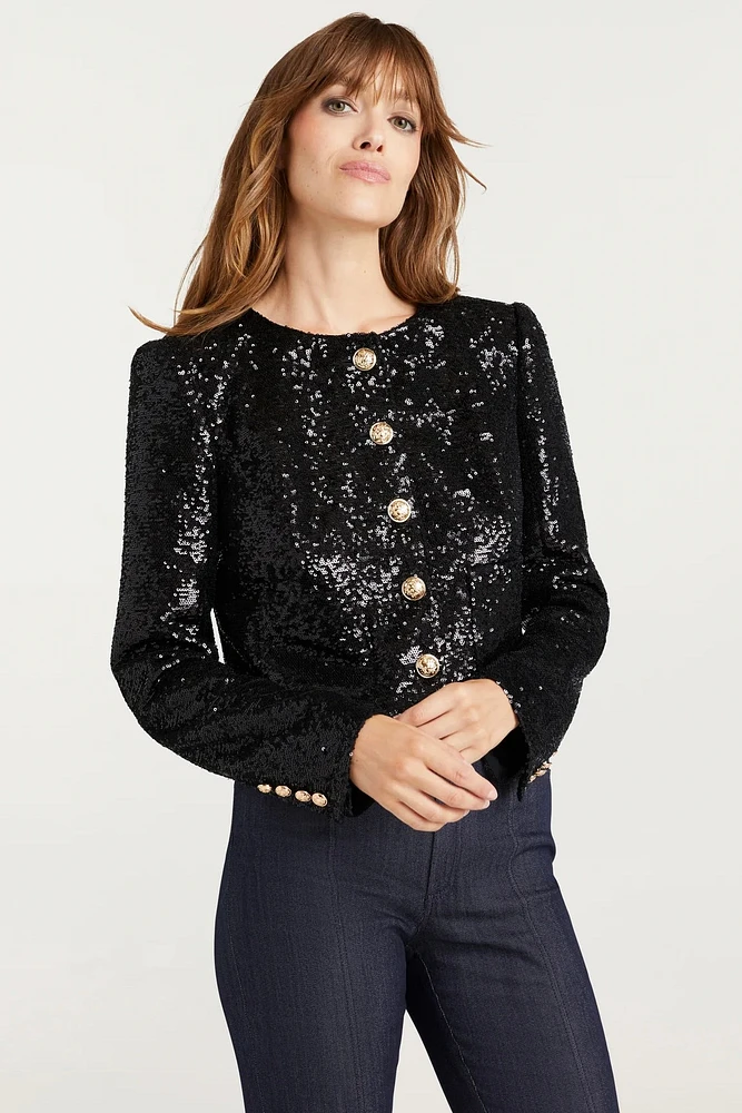 SEQUIN RANDI JACKET