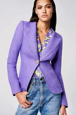 PATCH POCKET DUCHESS BLAZER W/ELBOW