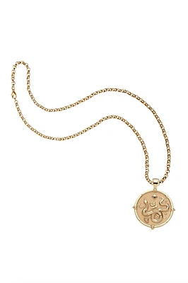 PROTECT YEAR OF SNAKE PENDANT NECKLACE- GRANDE ROLO CHAIN