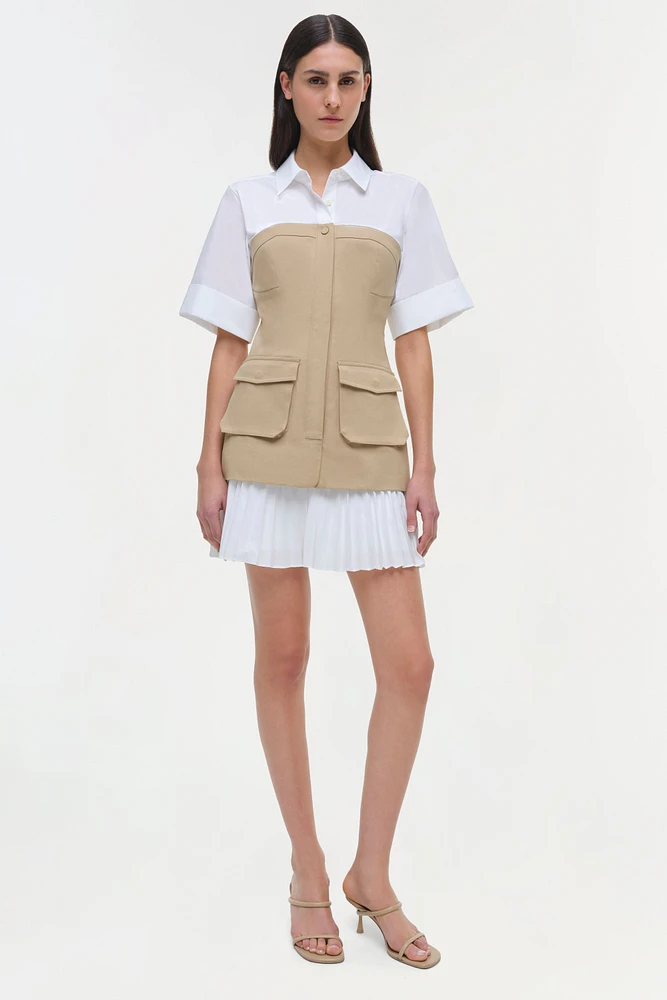 CROSBY S/S MINI DRESS