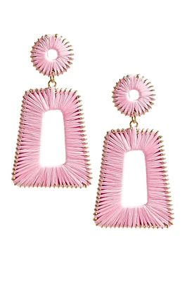 JORDAN RAFFIA EARRINGS