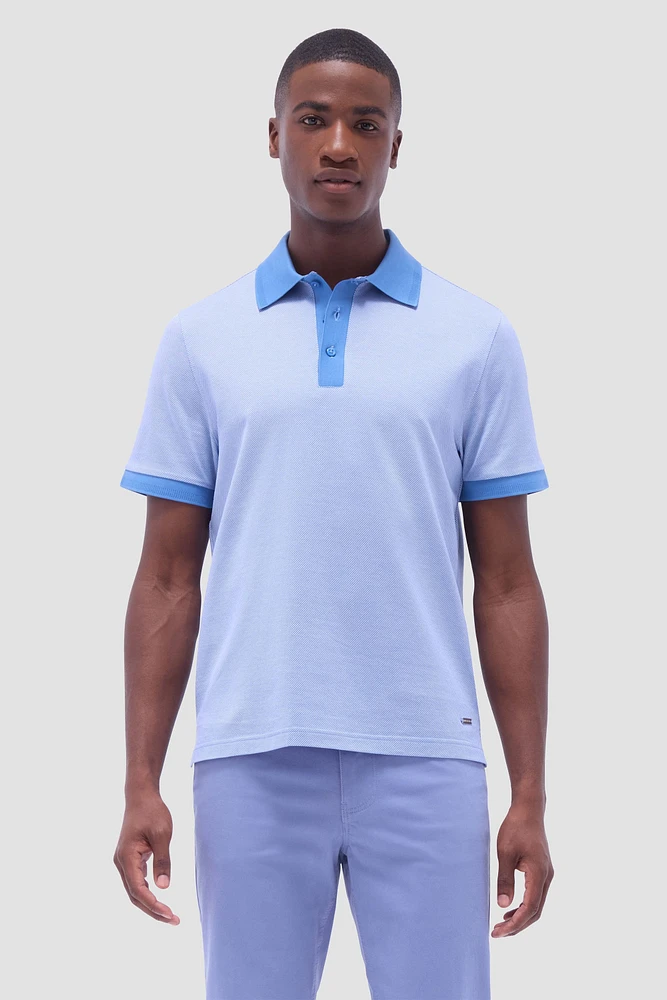 S/S THREE BUTTON POLO (GF2020F27