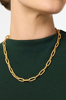 CHEVAL PAPERCLIP NECKLACE- GOLD