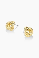 INFINITY KNOT STUDS- GLD