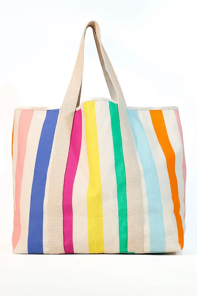 LG RAINBOW TOTE- MULTI