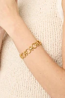 BAMBOO LINK BRACELET- GLD