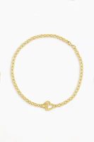 PARKER HEART MINI BRACELET- GLD