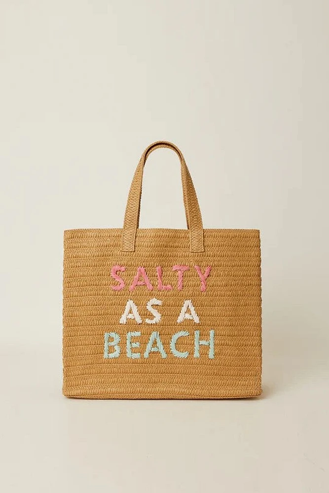 SALTY AS A BEACH TOTE