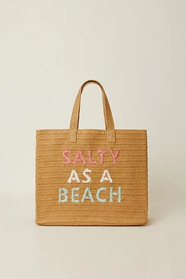 SALTY AS A BEACH TOTE