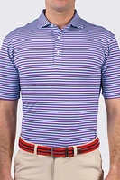 SHERMAN STRIPE PERFORMANCE POLO