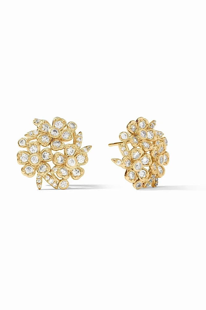 LAUREL STATEMENT STUD- GLD/CZ