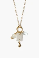 MOONSTONE MIX PENDANT NECKLACE (NG-15356)