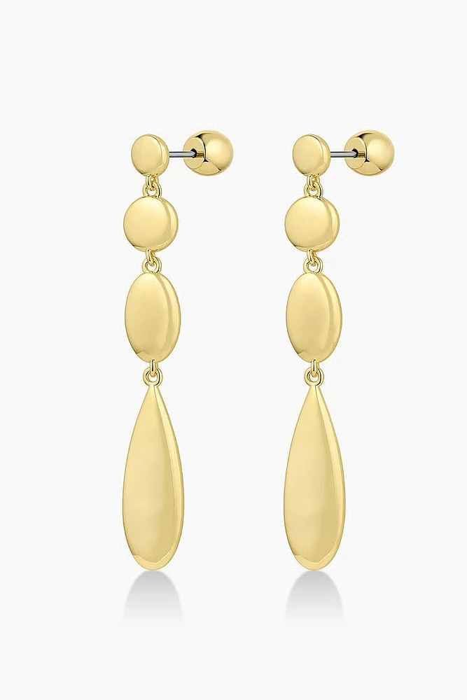 PRESTON DROP EARRINGS- GLD