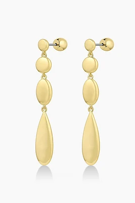 PRESTON DROP EARRINGS- GLD