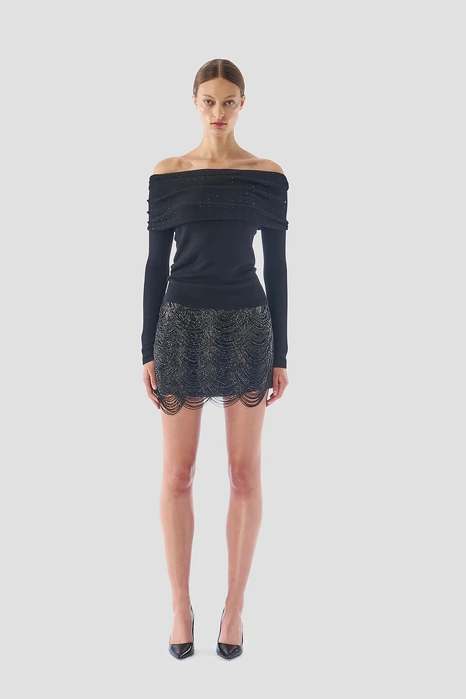 AURA CLAVICLE SWEATER