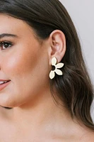 GOLD PETAL EARRINGS