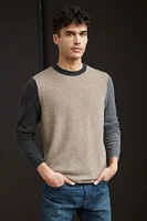 COLORBLOCK CREWNECK SWEATER