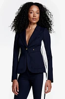 PATCH POCKET TUX STRIPE BLAZER