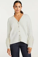 BRIANA FEATHER CARDIGAN