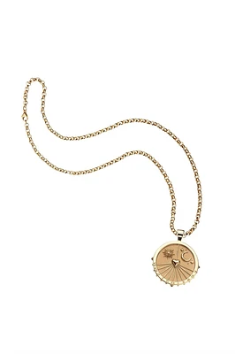 FOREVER SUNDIAL NECKLACE- GRANDE ROLO CHAIN