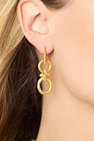 NASSAU 2 IN ONE EARRING- GLD