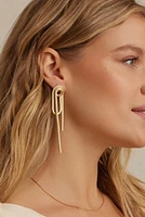 VENICE LOOP EARRINGS- GLD