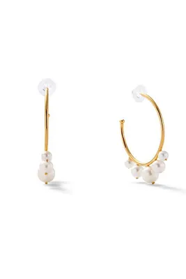 PEARL SWIRL EARRINGS LG (LG14)