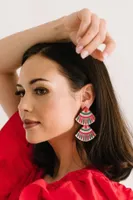 NAVIDAD DOUBLE TILE EARRINGS