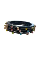 CITY GIRL JEWEL BANGLES- MED