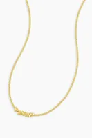 LOU HEART NECKLACE- GOLD