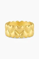 LOU HEART STATEMENT RING