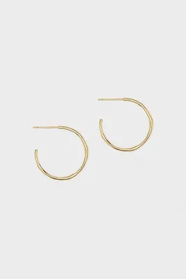 TANER SMALL HOOPS- GOLD