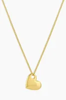 LOU HEART PENDANT NECKLACE- GOLD