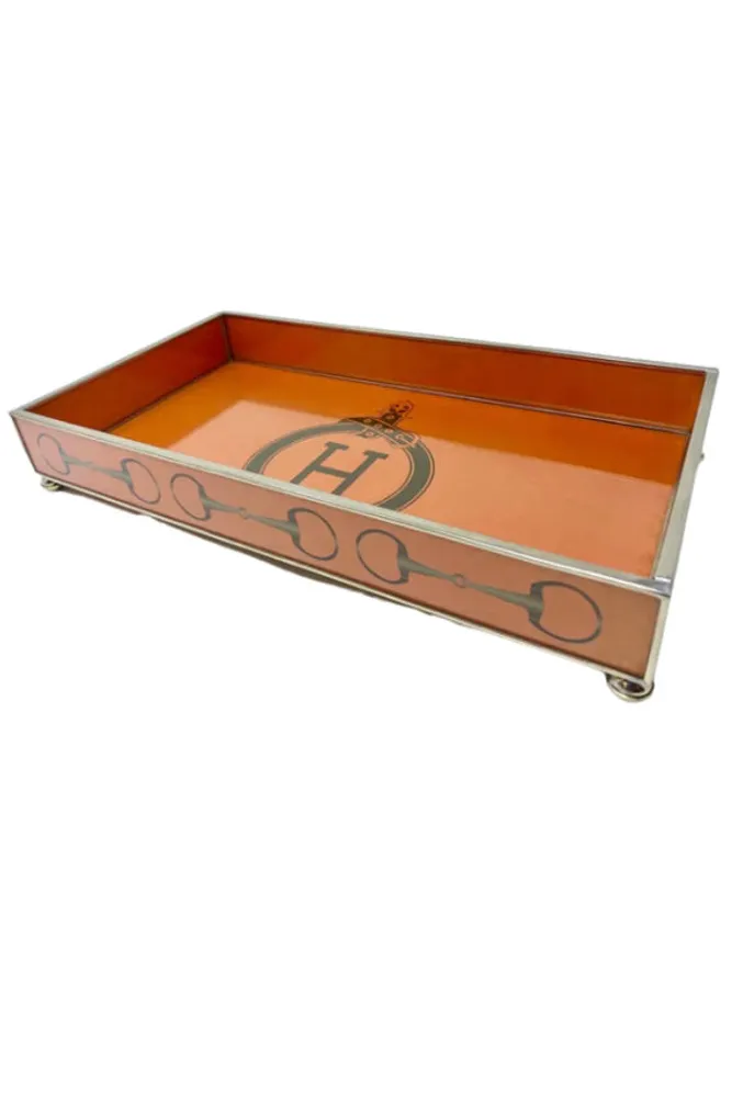 H MONOGRAM TRAY