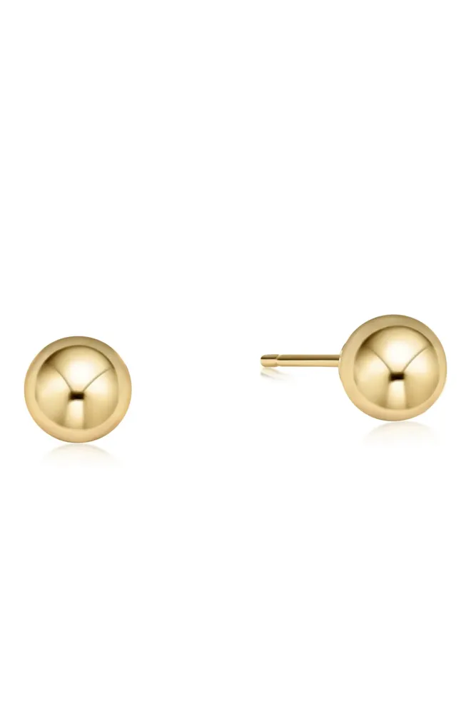 CLASSIC 6MM BALL STUD- GOLD