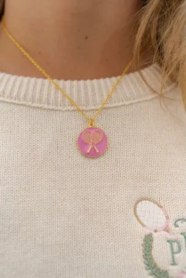 TENNIS COIN NECKLACE