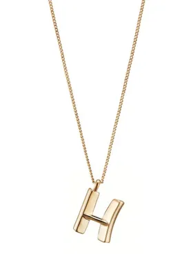 JB GOLD MONOGRAM NECKLACE