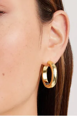 SHAWN STATEMENT HOOPS- GOLD