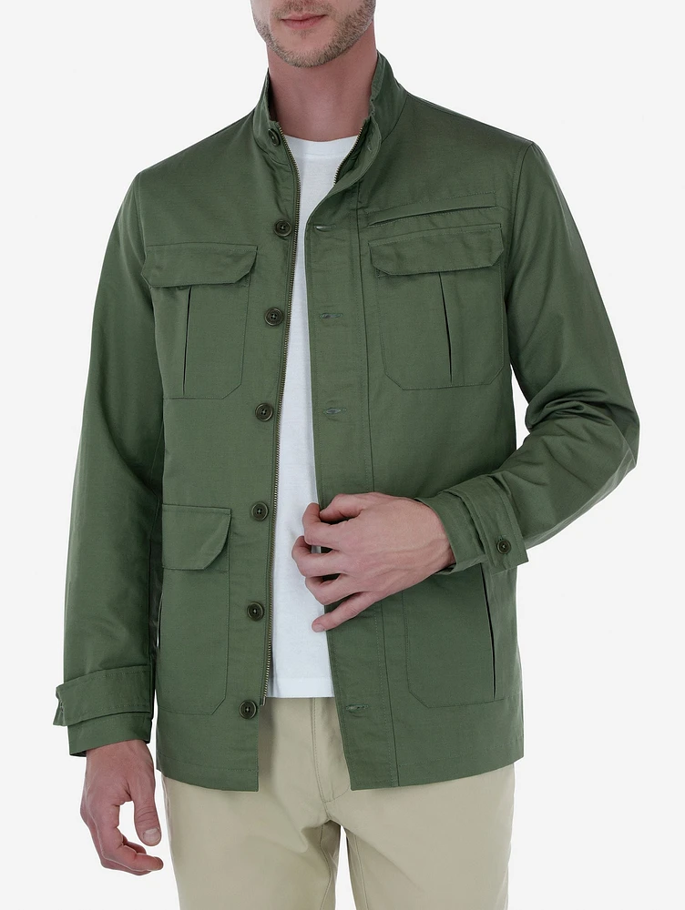 Field Jacket Lino-Algodón