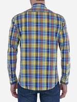 Camisa de Cuadros Amarillo Thomas Mason for Scappino