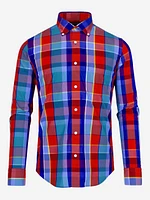 Camisa Casual de Cuadros Tartan