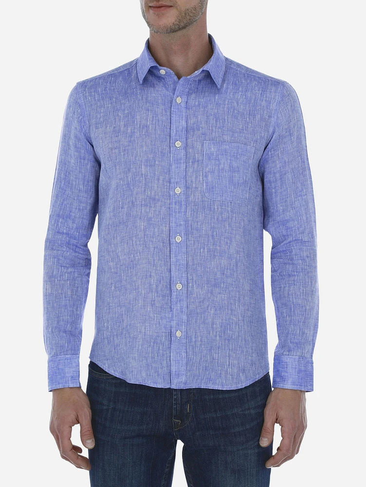 Camisa Pure Linen Manga Larga